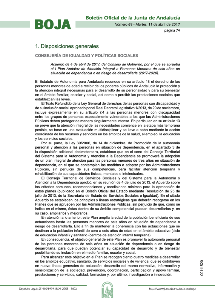 Boletín oficial de andalucía