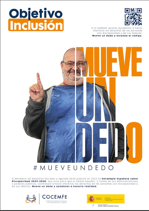 COCEMFE lanza la campaña “Mueve un Dedo”, una llamada a la acción para cumplir con la Estrategia Española sobre Discapacidad 2022–2030