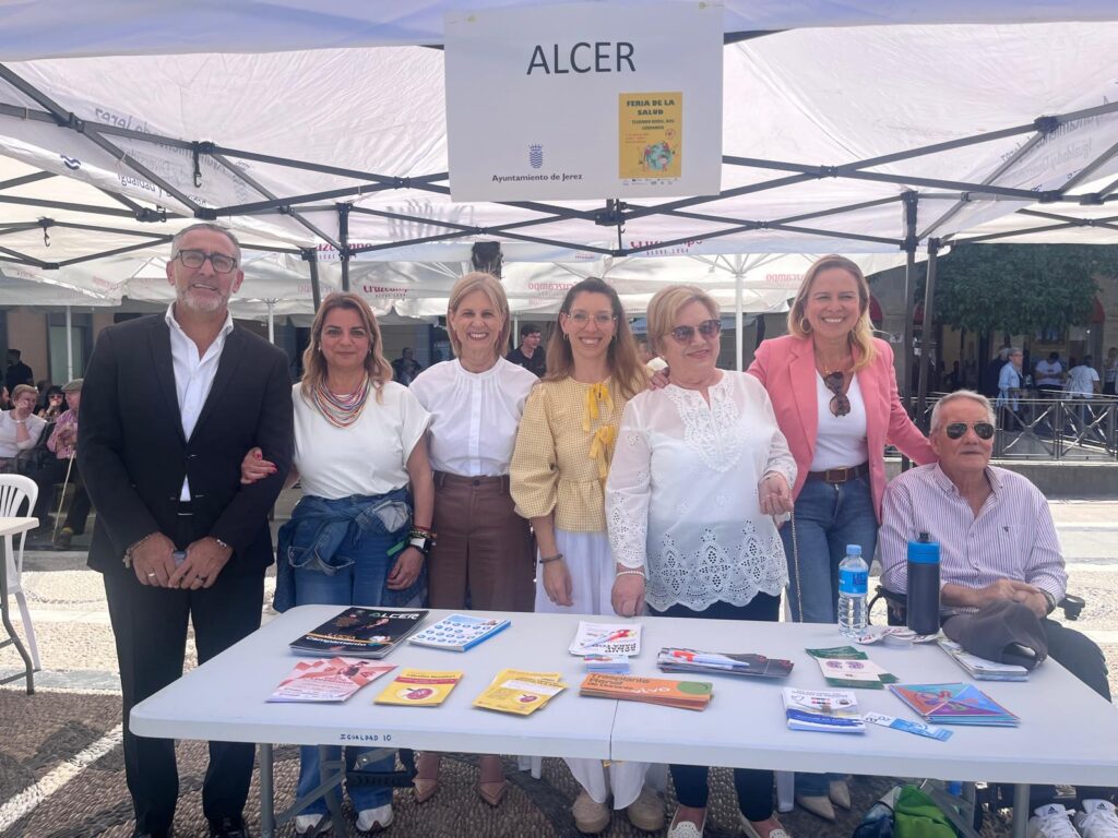 ALCER Cádiz participa en la Feria de la Salud de Jerez para visibilizar el trabajo en red