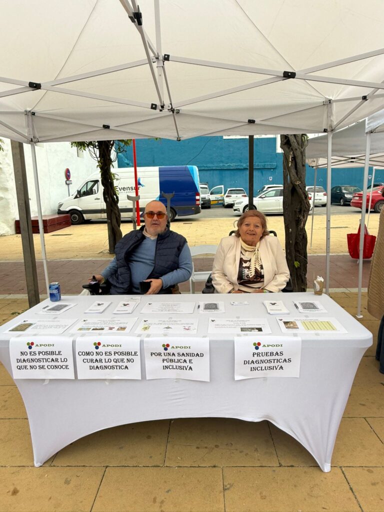 APODI participa en la Feria de la Salud de Chiclana como entidad miembro de FEGADI COCEMFE