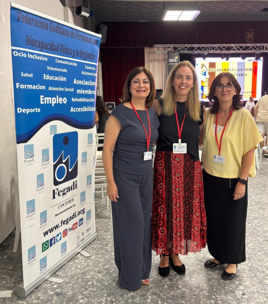 Las Técnicas de Empleo del programa Andalucía Orienta y Acompañamiento participan en la 39 Asamblea General de FEGADI COCEMFE